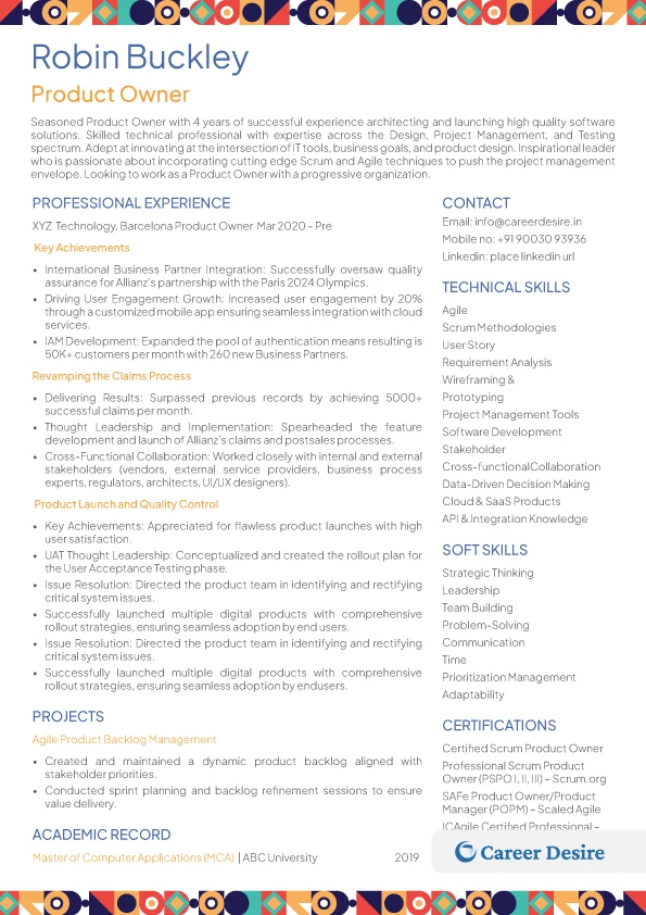 Resume Sample