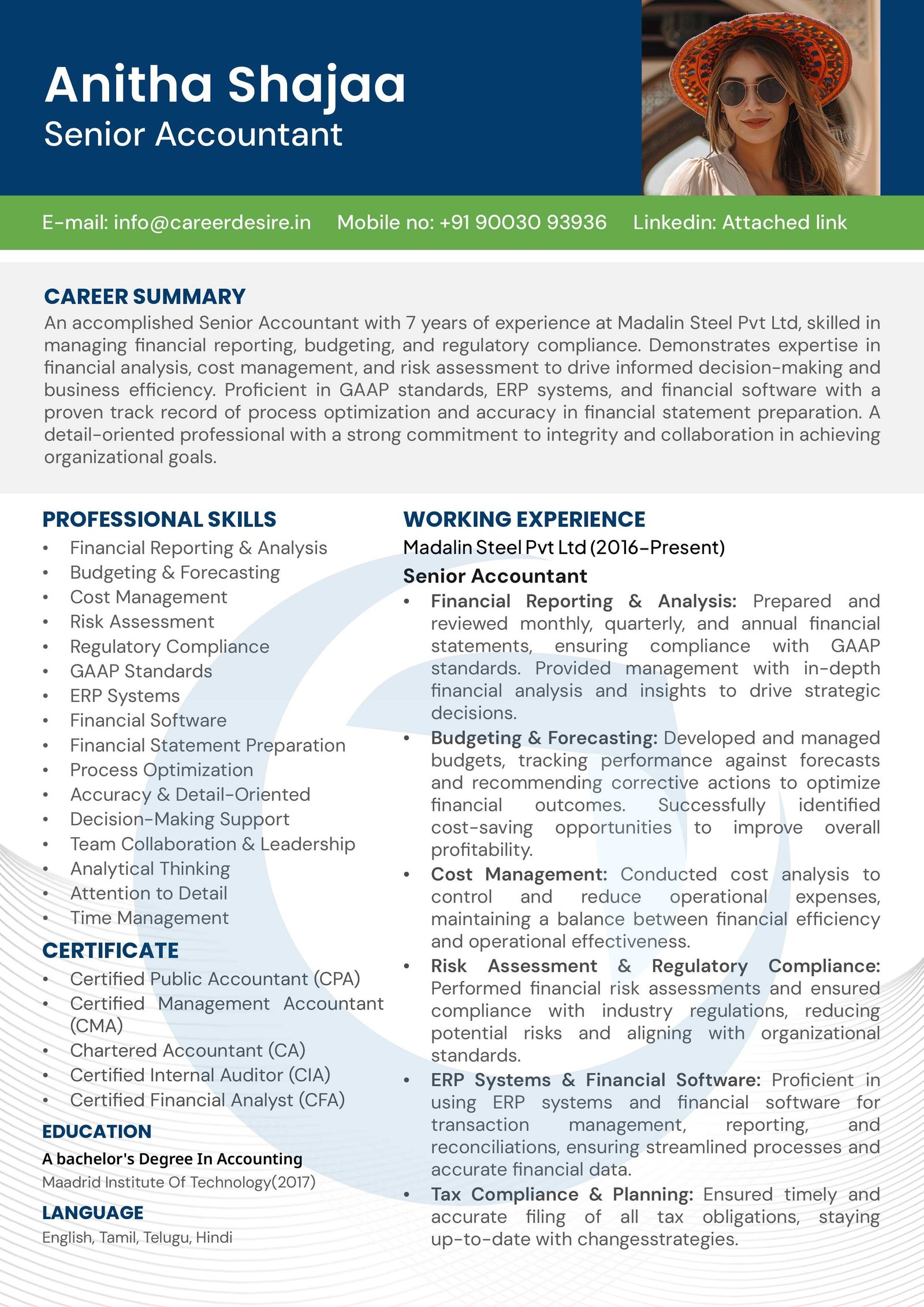 Resume Template